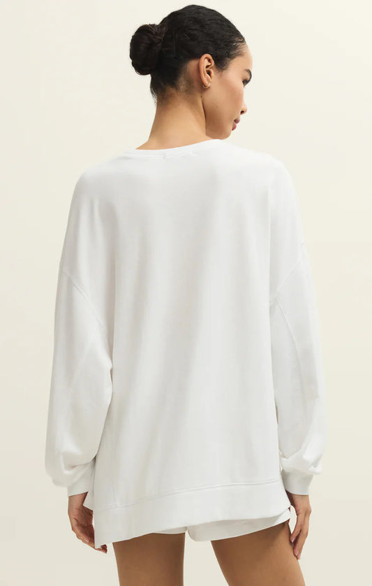 Modern Weekender Sweatshirt - White - Spinout