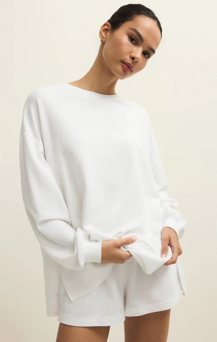Modern Weekender Sweatshirt - White - Spinout