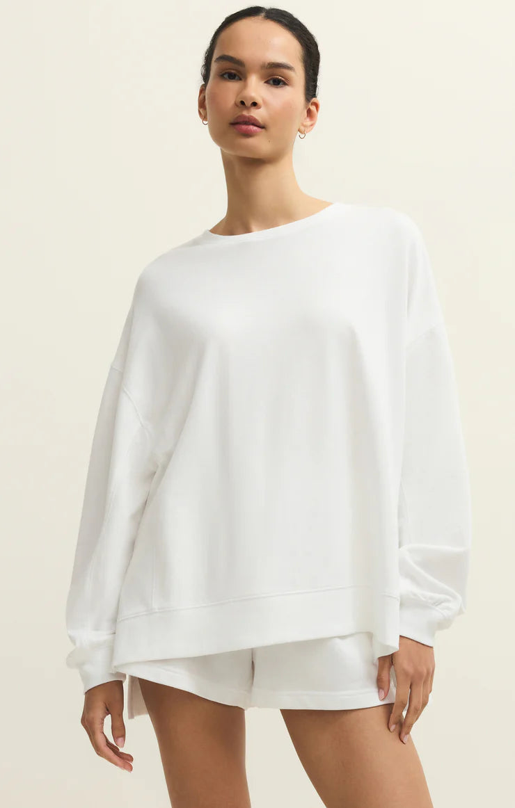 Modern Weekender Sweatshirt - White - Spinout