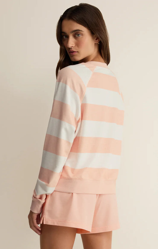Saldana Stripe Sweatshirt - Bellini