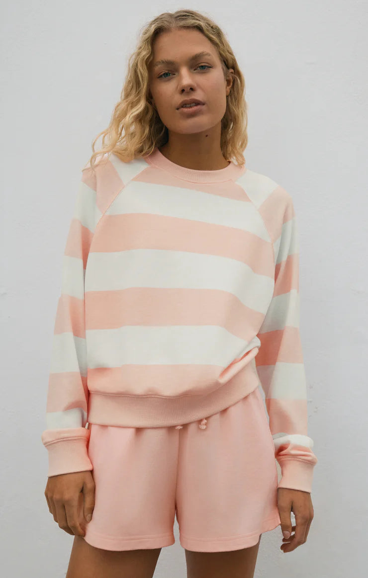Saldana Stripe Sweatshirt - Bellini