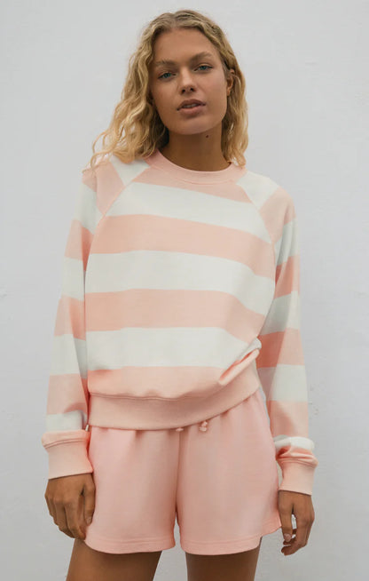 Saldana Stripe Sweatshirt - Bellini