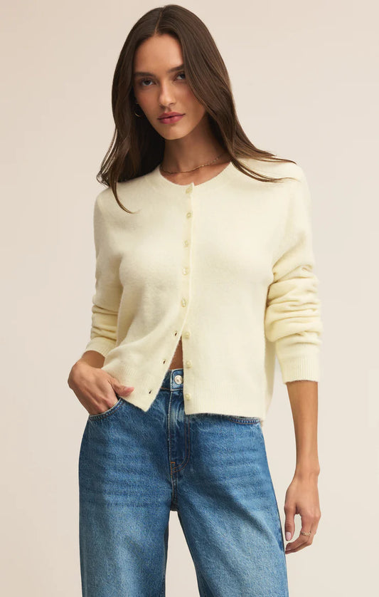 Medina Cozy Cardigan - Mellow Yellow