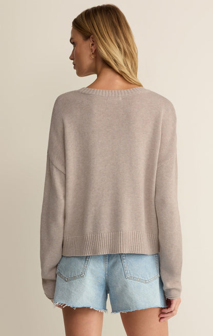 Sienna Patriot Sweater - Natural Heather