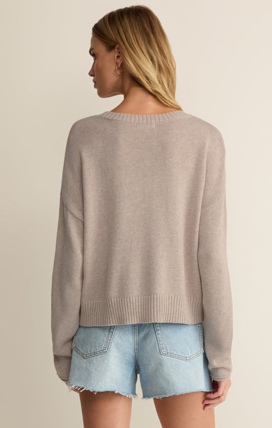 Sienna Patriot Sweater - Natural Heather