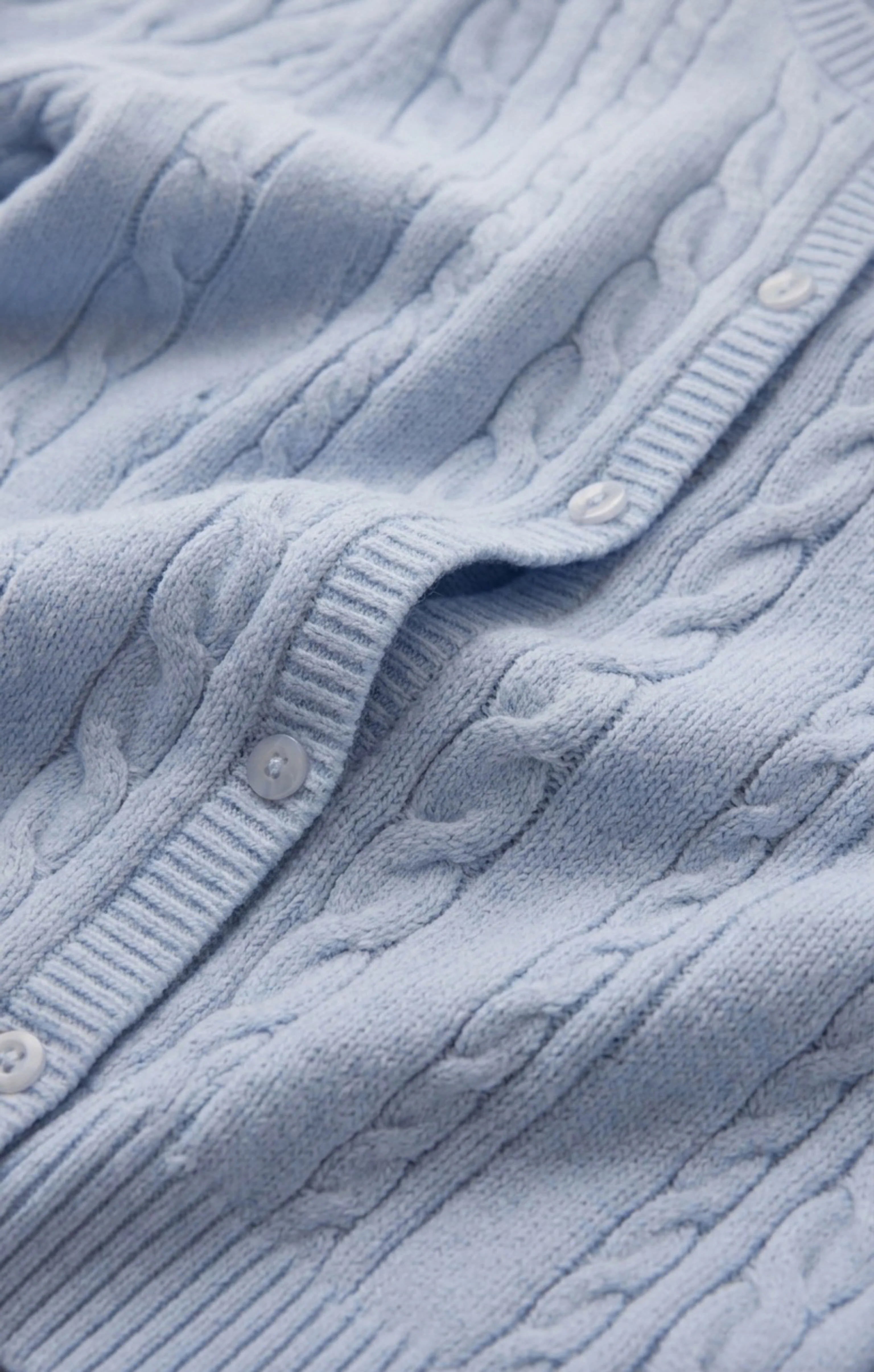 Cera Short Sleeve Cardigan - Skyline
