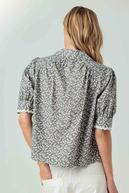 Klariza Shirt - Zinnia Bloom