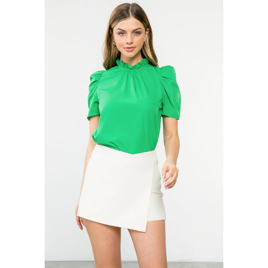 Short Sleeve Top - Green