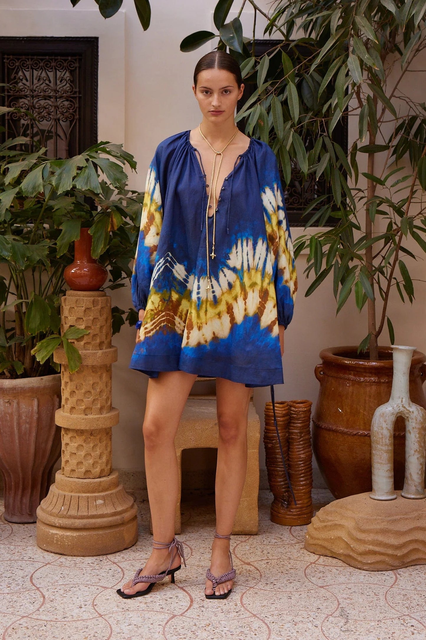 Martine Mini Dress - Navy