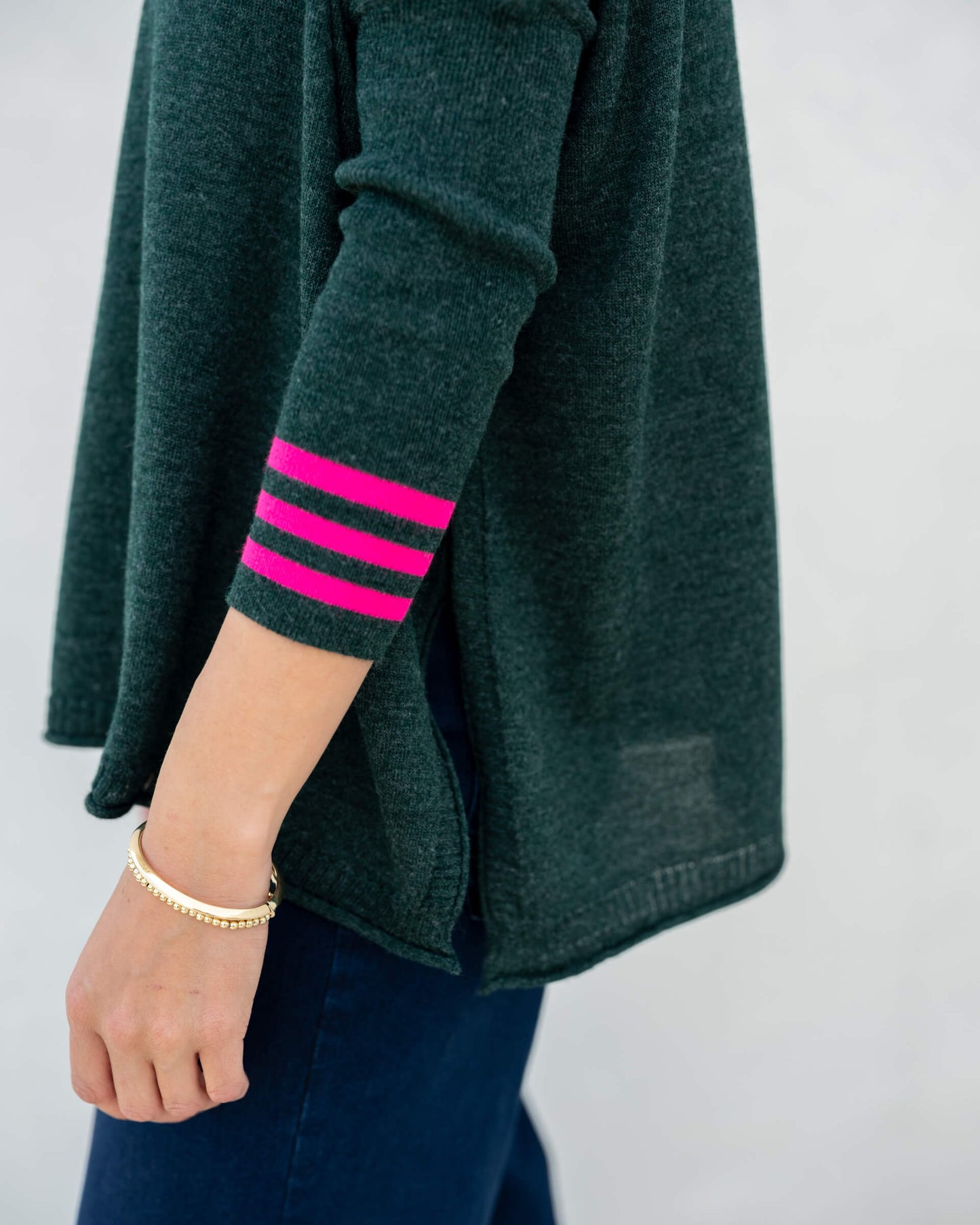 MerSea - Catalina Crewneck Sweater - Alpine/Lipstick Colorblock Sport