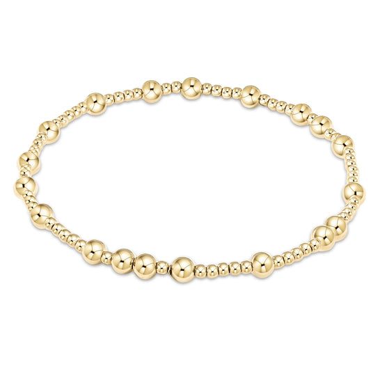 eGirl - Hope Unwritten 4mm Bead Bracelet - Gold