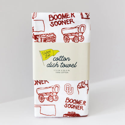 OU Cotton Dish Towel