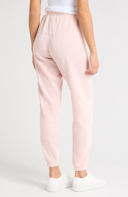 Aviator Nation - 5 Stripe Sweatpants - Light Pink/Purple Orange