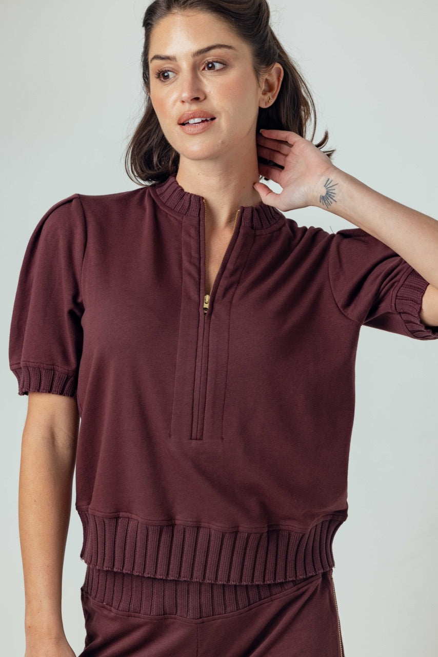 Martine Pullover - Burgundy