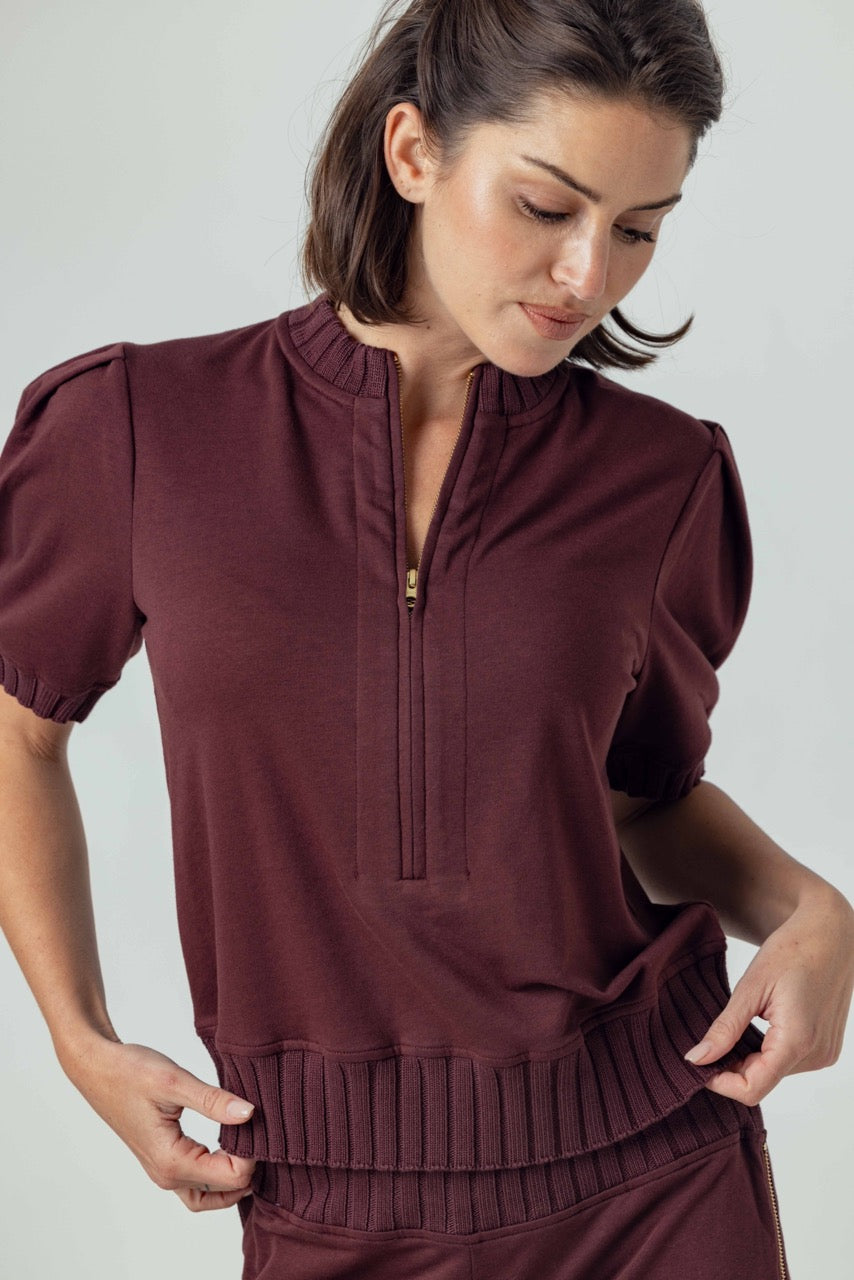 Martine Pullover - Burgundy