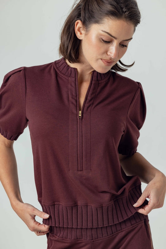 Martine Pullover - Burgundy