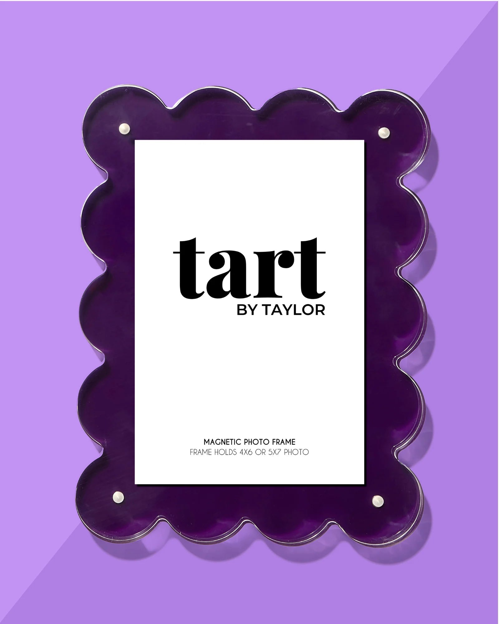 PLUM ACRYLIC PICTURE FRAME - Spinout