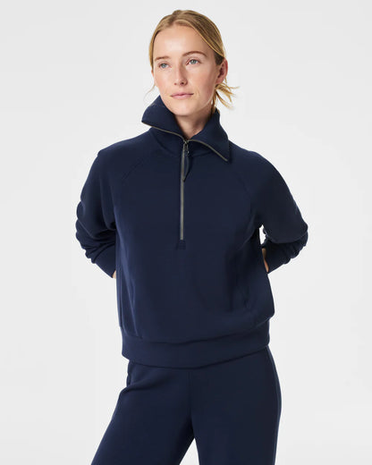 Spanx - AirEssentials Half Zip - Timeless Navy