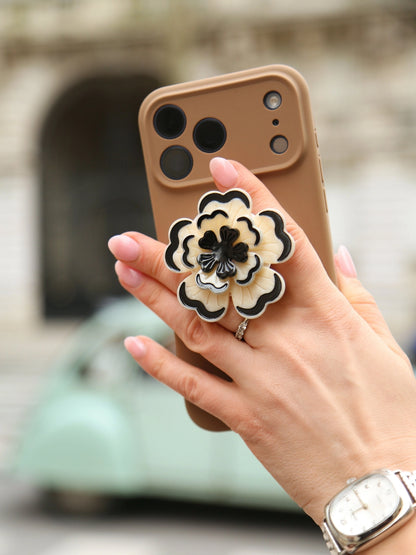 Hand-Painted Dianthus Gripcharm | Eco-Friendly