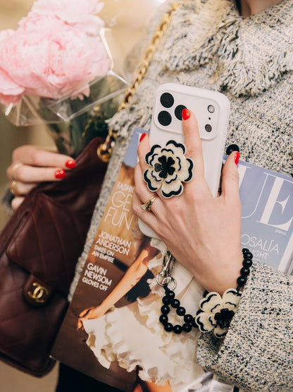 Hand-Painted Dianthus Gripcharm | Eco-Friendly