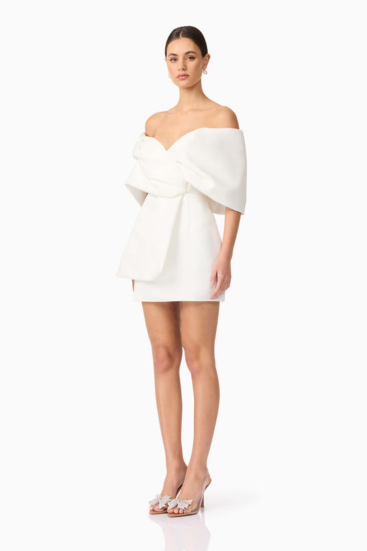 ELLIATT - Dandelione Off The Shoulder Mini Dress - Ivory