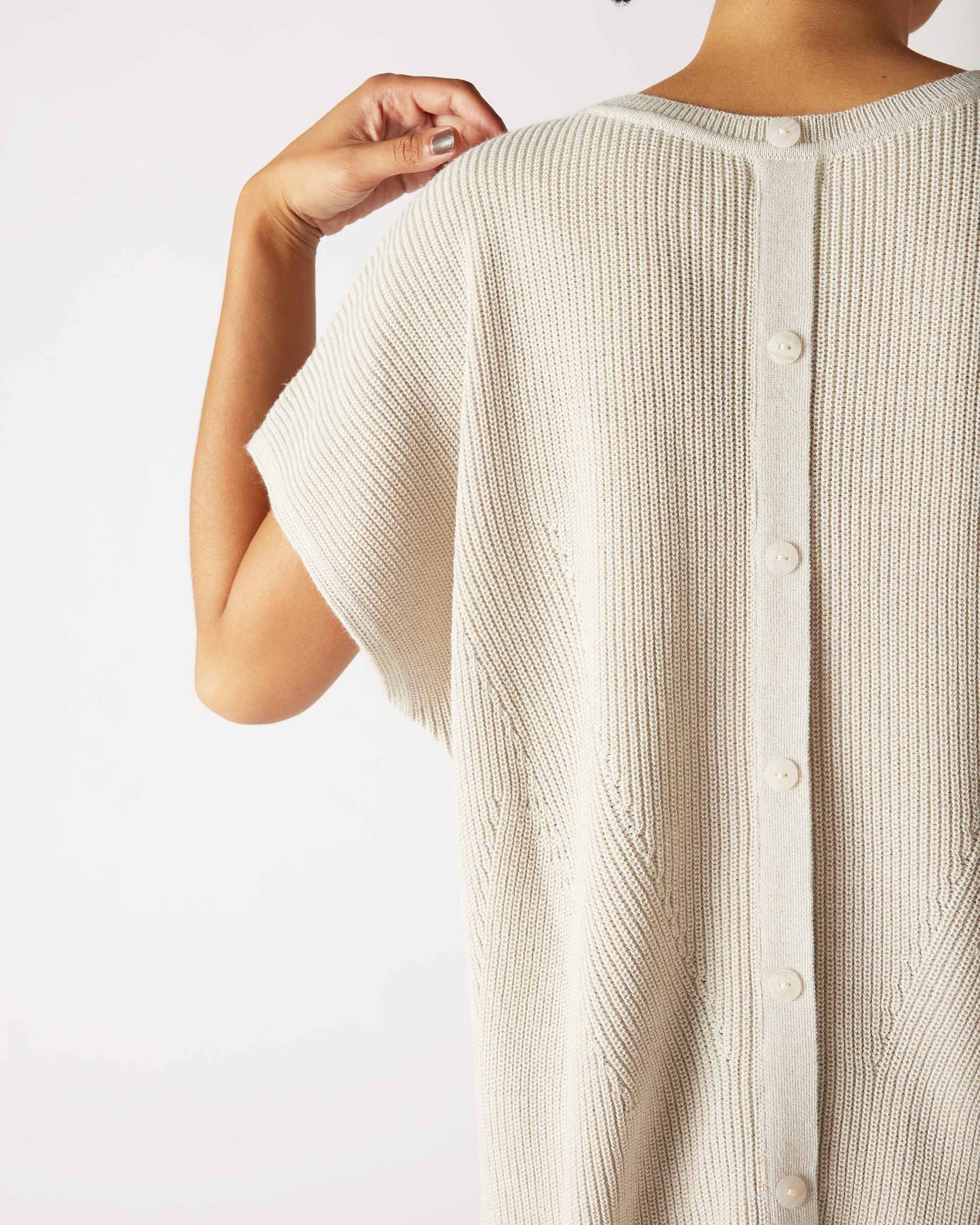 MerSea - Camden Short Sleeve Sweater - Desert Palm