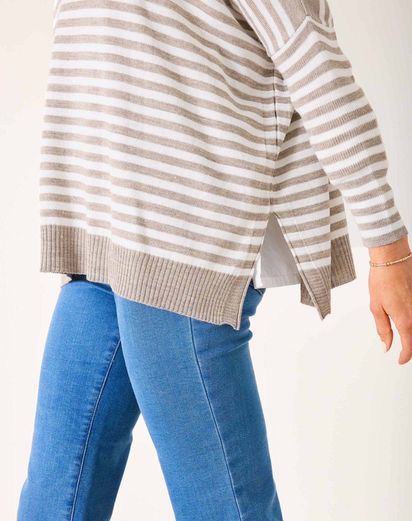 Catalina Sweater - Driftwood/Natural