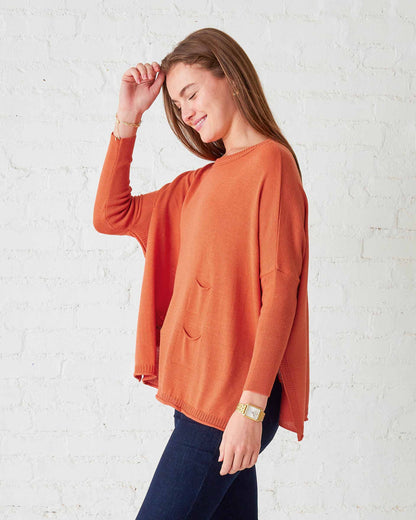 MerSea - Catalina Crewneck Sweater - Burnt Orange