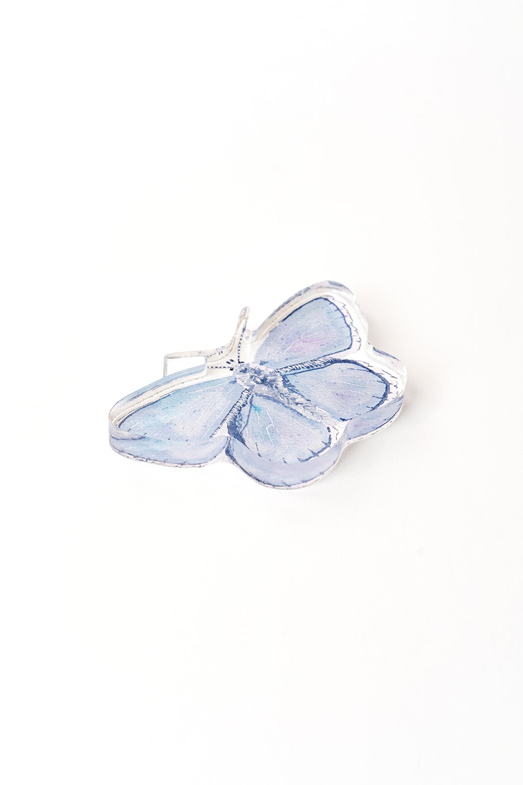 Blue Butterfly Acrylic Art Block