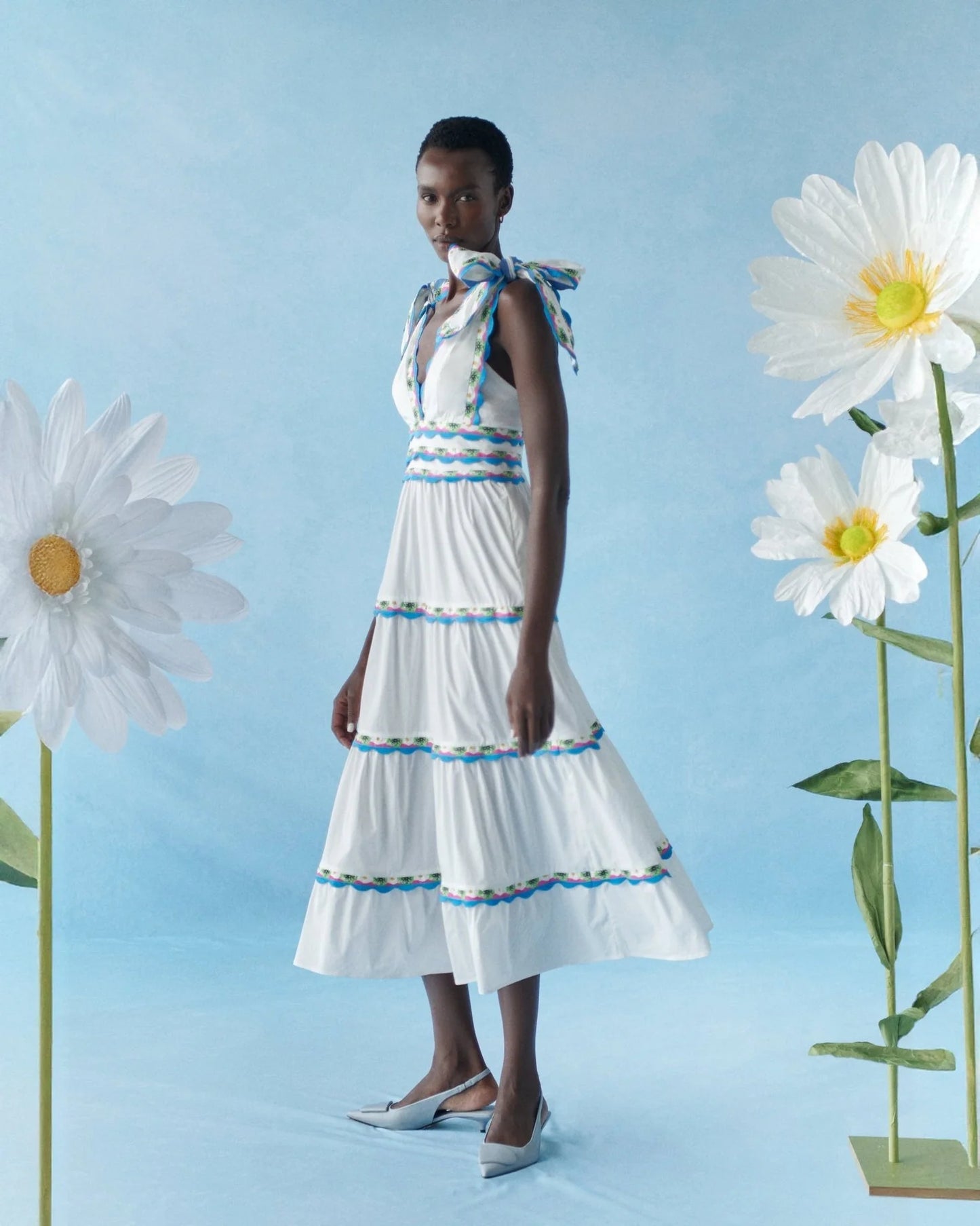 Chelili Dress White
