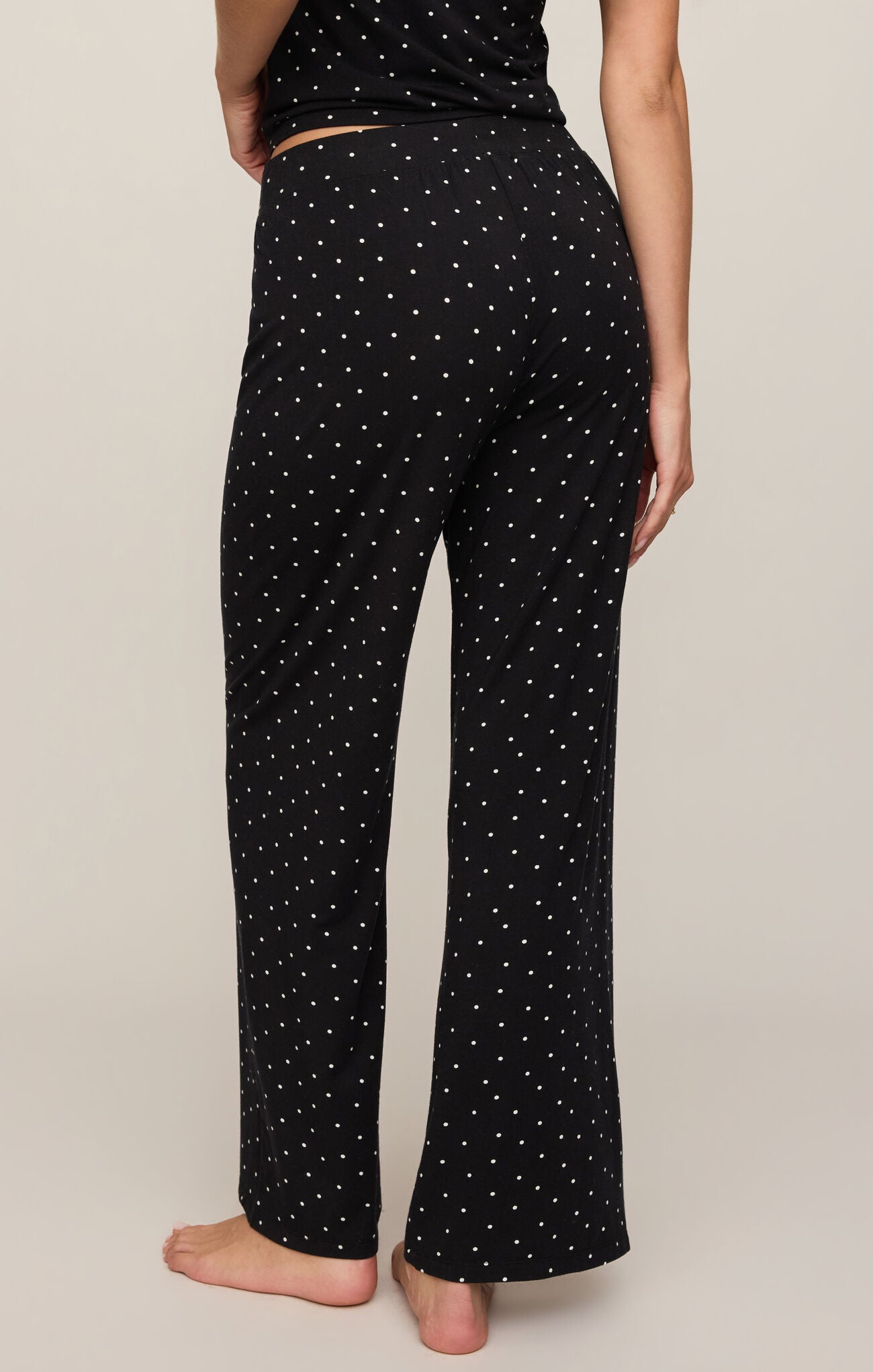 Luxe Dot Pant - Black