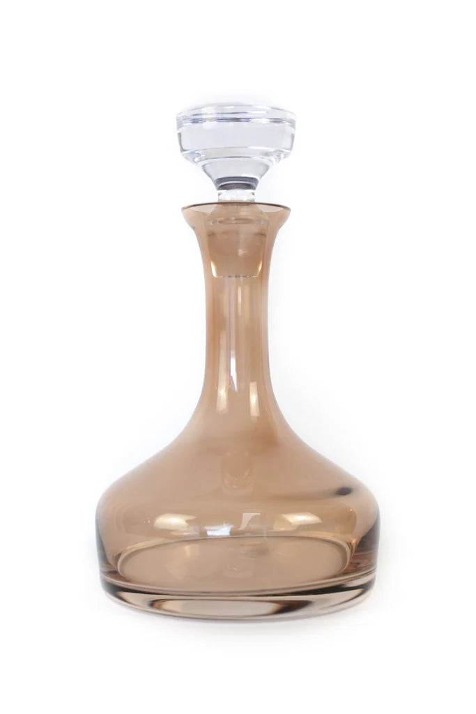 ESTELLE COLORED DECANTER - VOGUE {AMBER SMOKE}