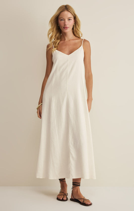 Sandcomber Midi Dress - White