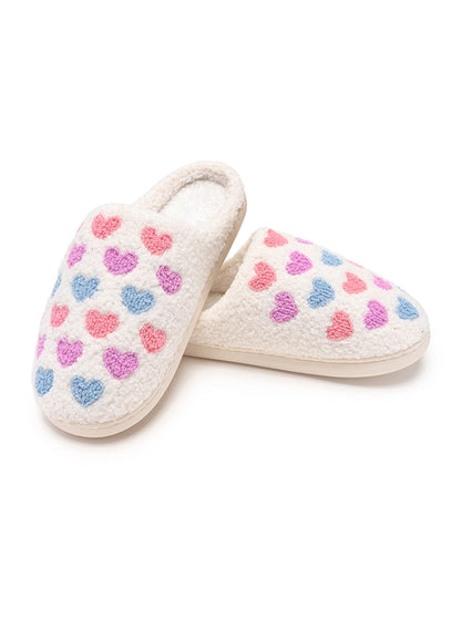 Pastel Heart Slippers
