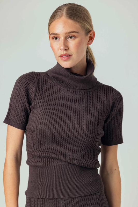 Dione Sweater - Chocolate Brown