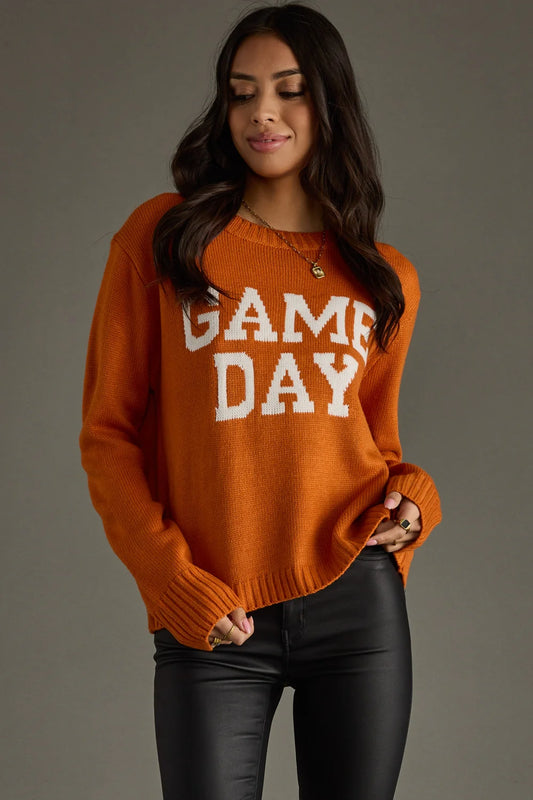 Game Day Sweater - Orange