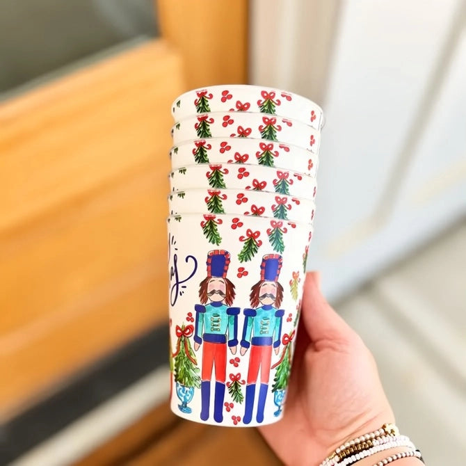Blue Nutcracker Reusable Party Cups