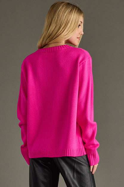 Ski Sweater - Pink