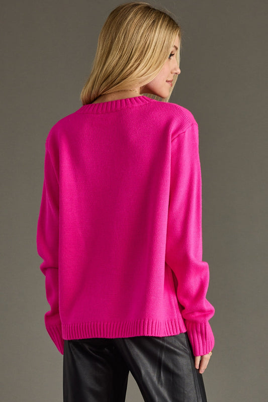 Ski Sweater - Pink