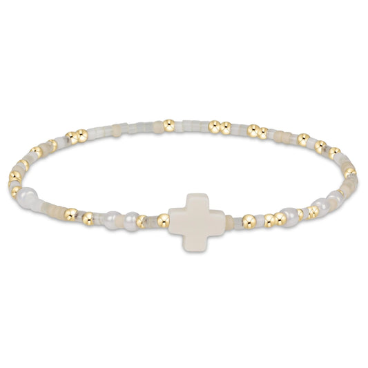 eNewton - Hope Unwritten Signature Cross Bracelet - Call Me On My Shellphone