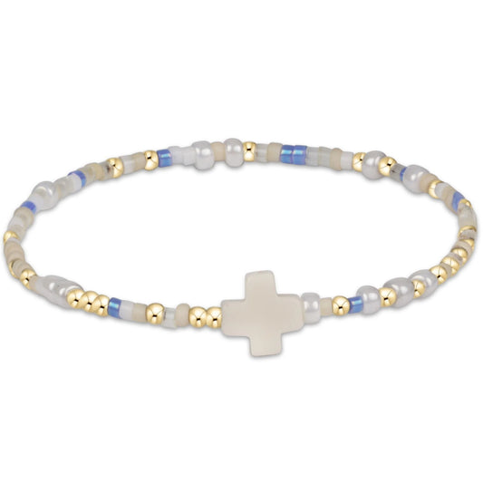 eGirl - Hope Unwritten Signature Cross Bracelet - Skinny Dippin'