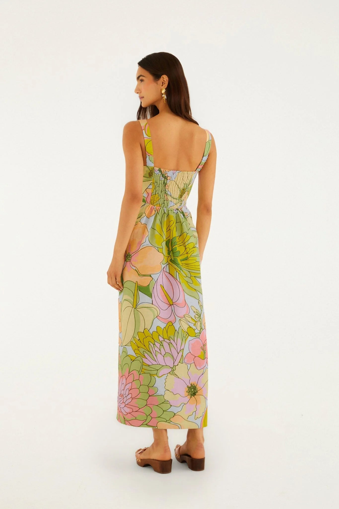 Light Blue Spring Affair Maxi Dress