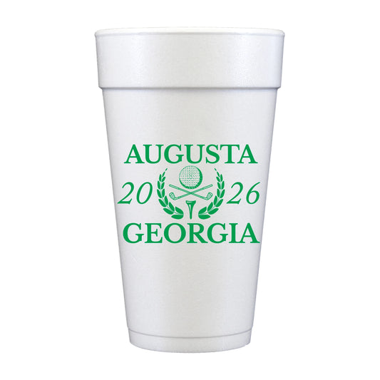 Augusta National Golf Club 2026 Foam Cups - Masters
