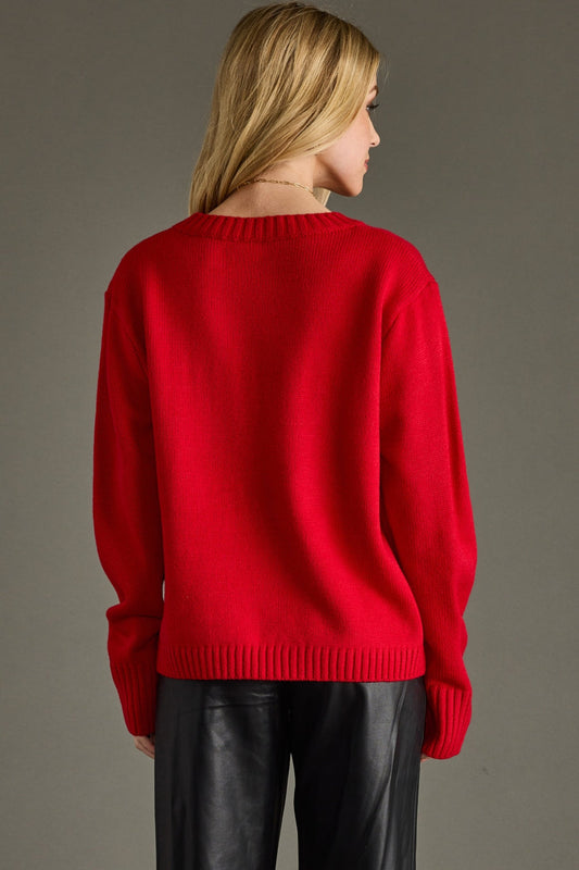 Merry Sweater - Red & Green