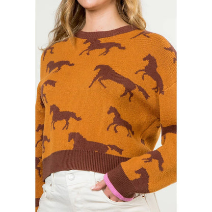 THML - Knit Horse Sweater - Rustic