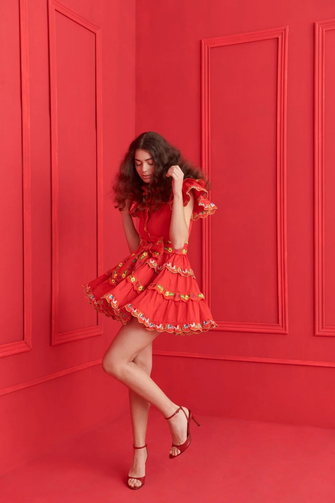 Haze Dress - Red - Spinout