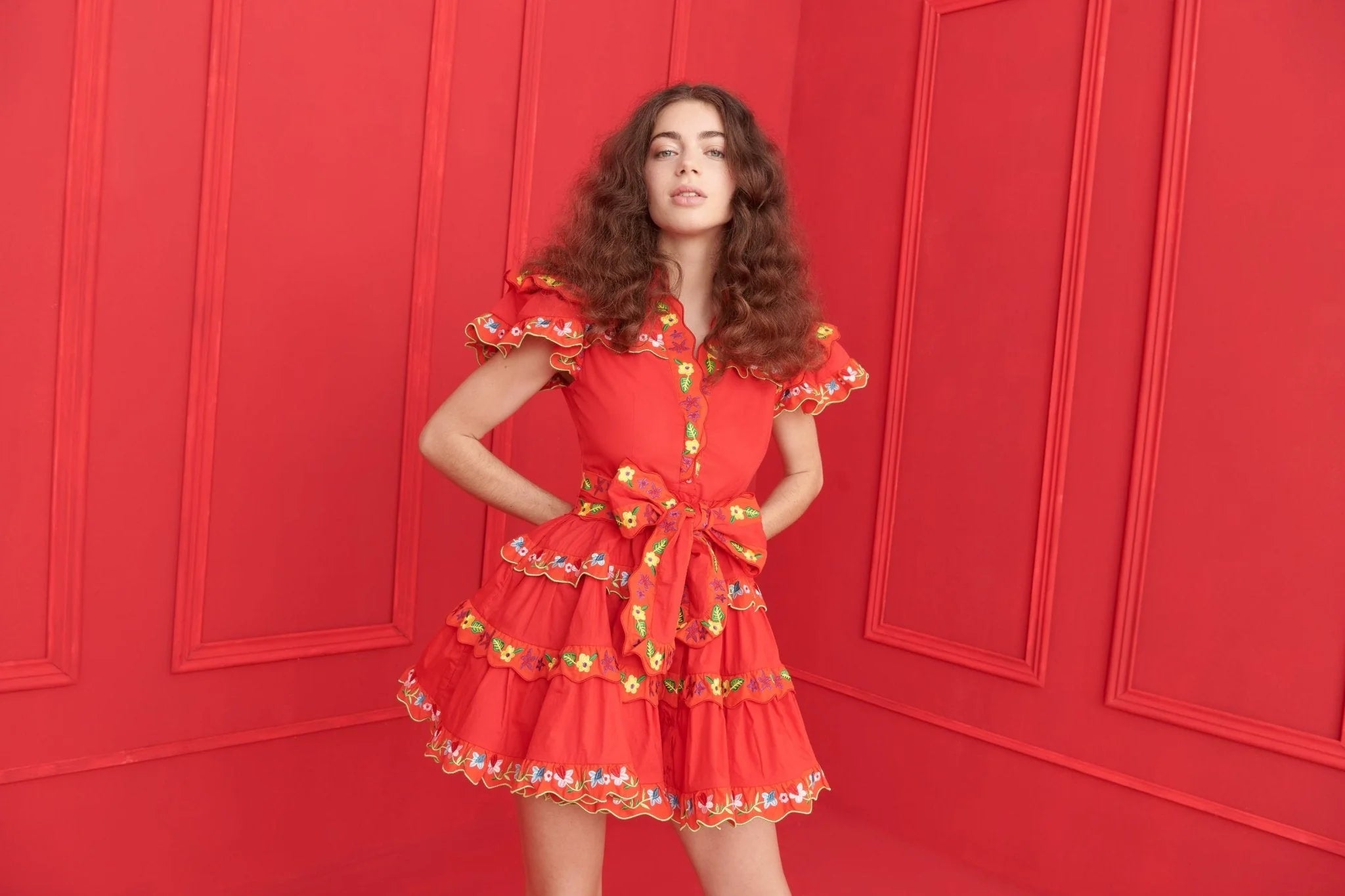Haze Dress - Red - Spinout