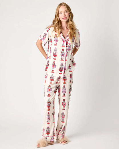 KATIE KIME - Holiday March Pajama Pants Set - Pink