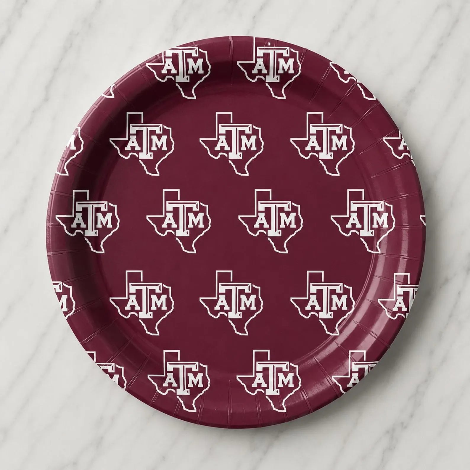 7" Appetizer Plates - Texas A&M