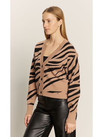Zebra Cardi - Abstract Zebra